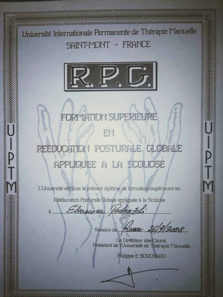 Certificato RPG